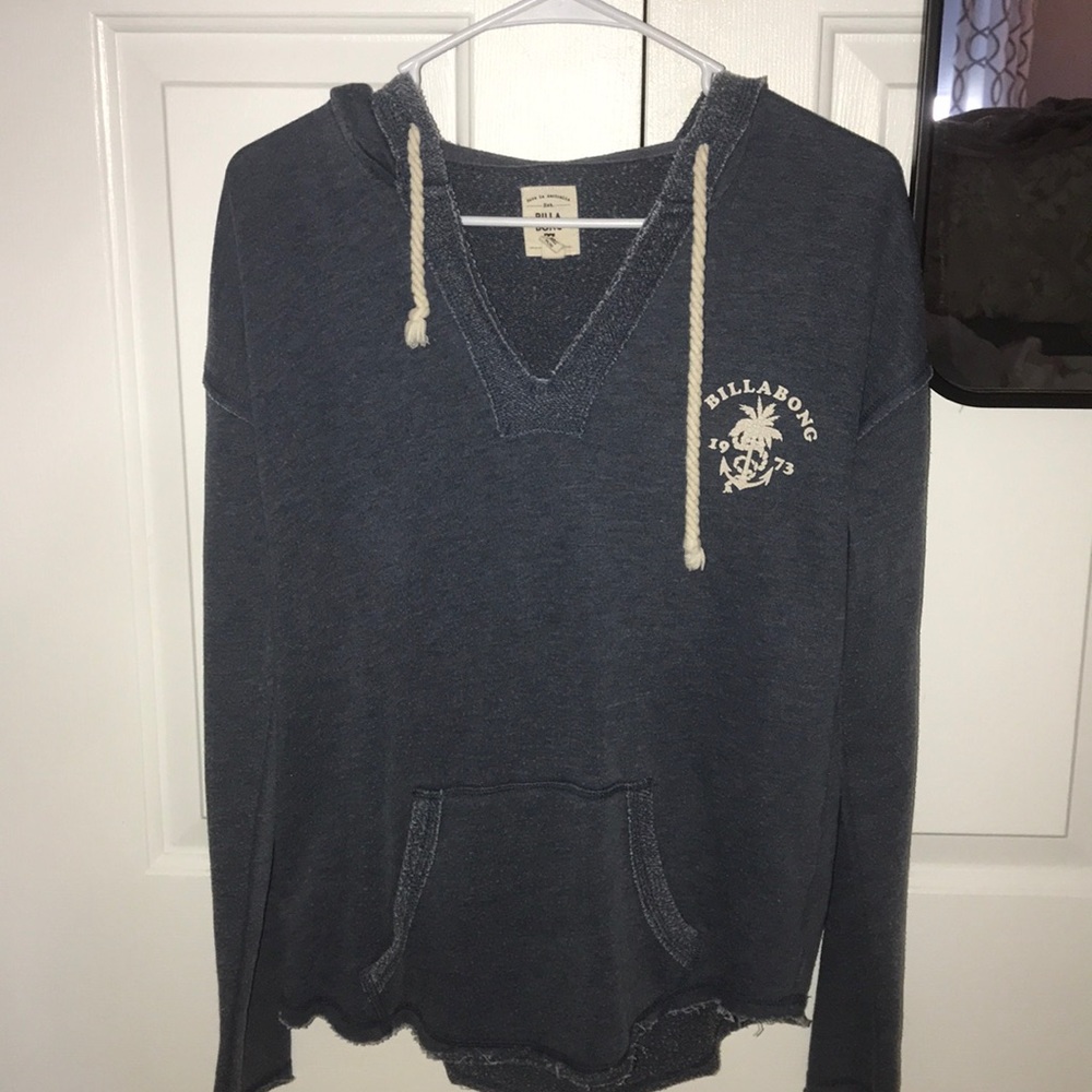 billabong long sleeve hoodie sweatshirt